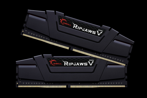 G.SKILL Ripjaws V 16 GB (2 x 8 GB) DDR4 3600 MHz, CL16 minne (XMP)