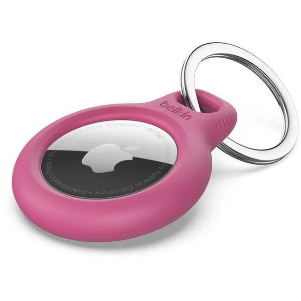 Belkin Secure Holder, AirTag - keychain, Pink