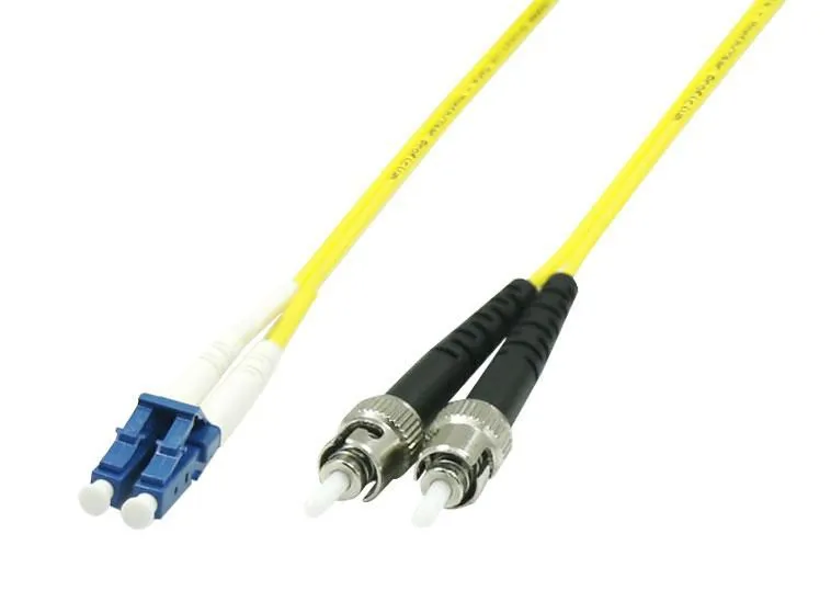 MicroConnect OS2 LSZH LC-ST 15m fiberkabel, gul