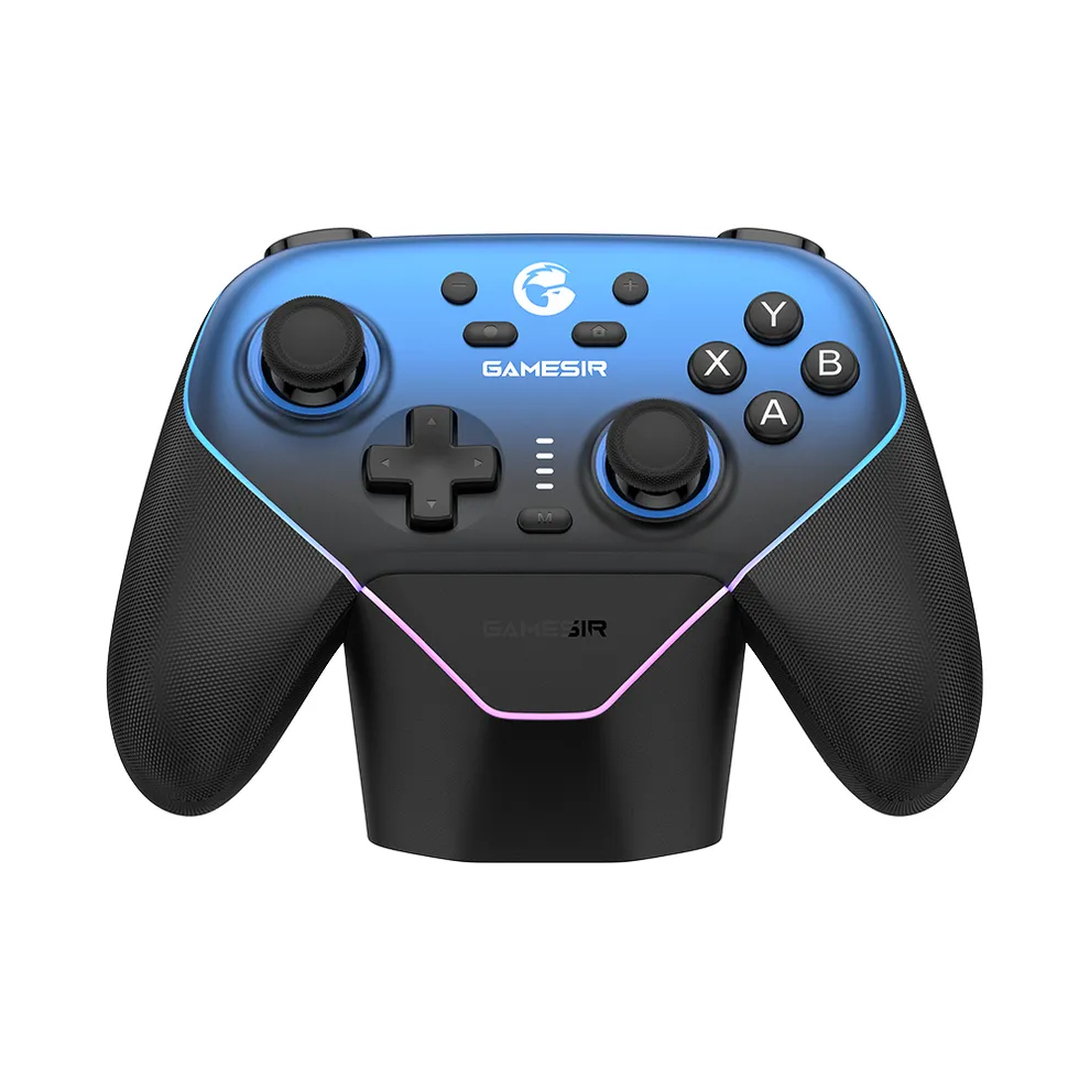 GameSir T4n Pro Multiplatform Gamepad -tr&aring;dl&ouml;s controller, bl&aring; (Hall-Effect Sticks)