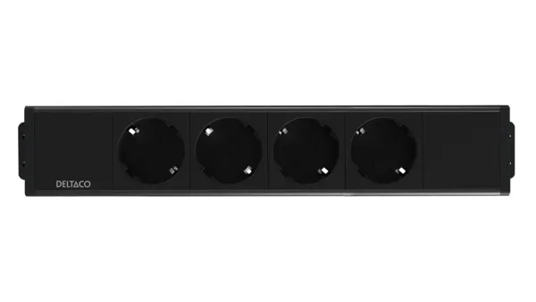 Deltaco Office - under-desk Outlet, 4 outlets