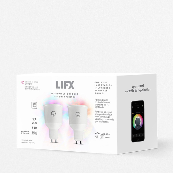 LIFX Color LED - smart ljuskälla, RGB, GU10