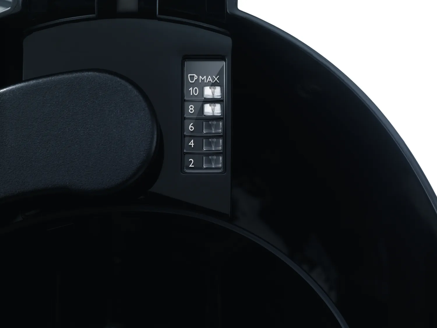 Philips HD7459/20 - kaffebryggare, Svart, Metallisk