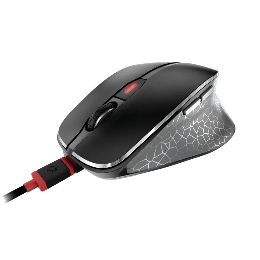 CHERRY MW 8C ERGO -langaton ergonominen hiiri, musta, harmaa