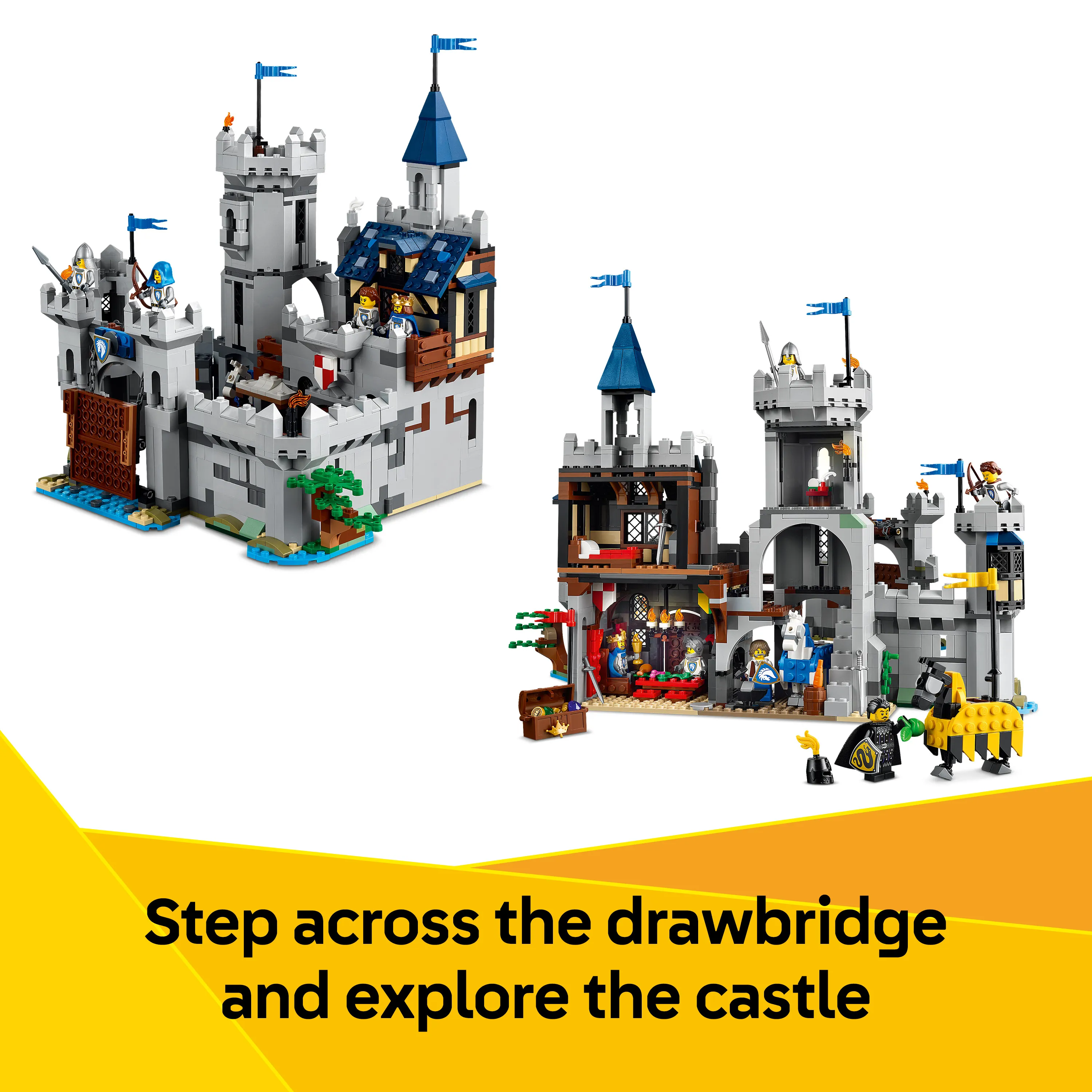 LEGO Creator 3-in-1 Medieval Horse Knight Castle 31168