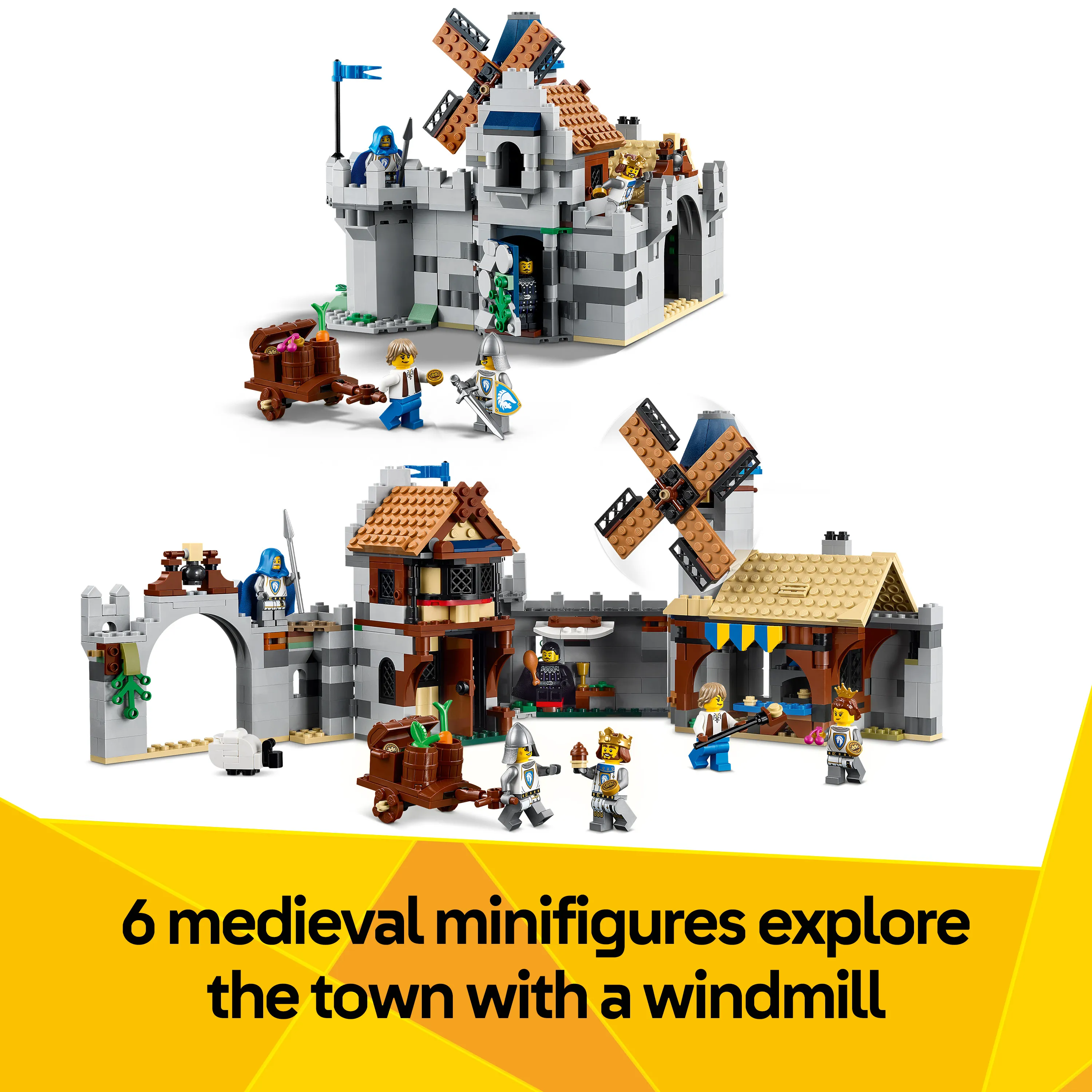 LEGO Creator 3-in-1 Medieval Horse Knight Castle 31168