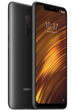 Xiaomi Pocophone F1 64 GT - puhelin, harmaa