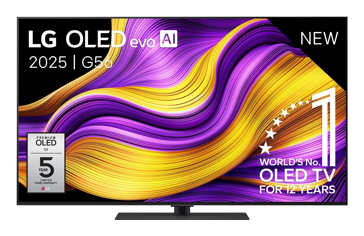 LG G5 OLED55G56LS 55" 4K webOS TV, 165 Hz, Dolby Vision, HDR10, HLG