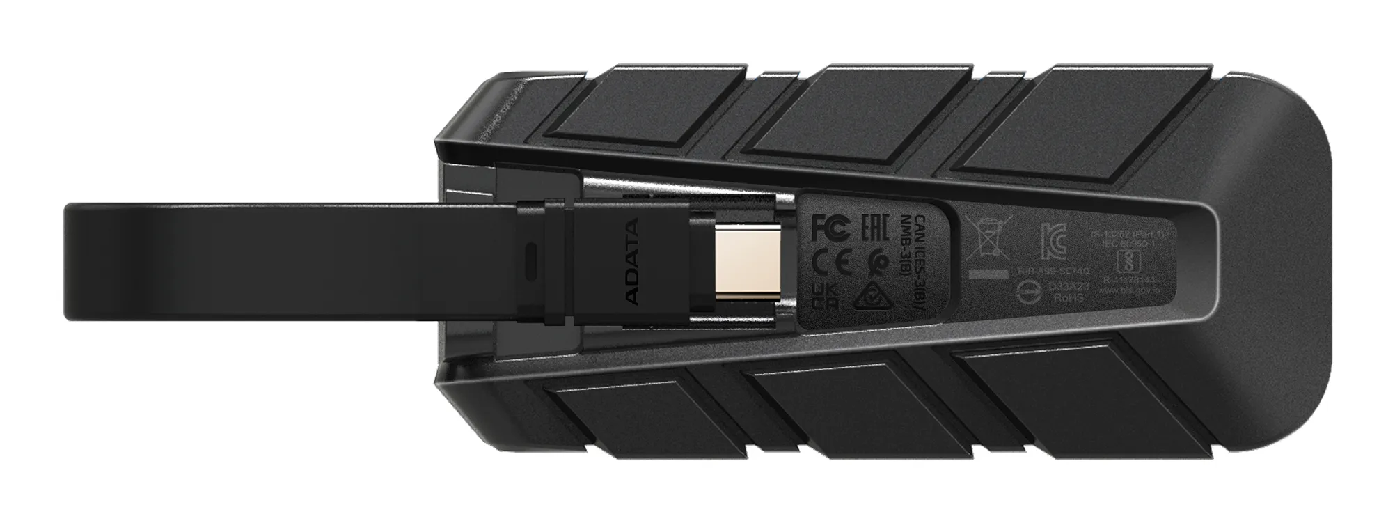 ADATA SC740 500GB USB-C - External SSD, Black, Blue