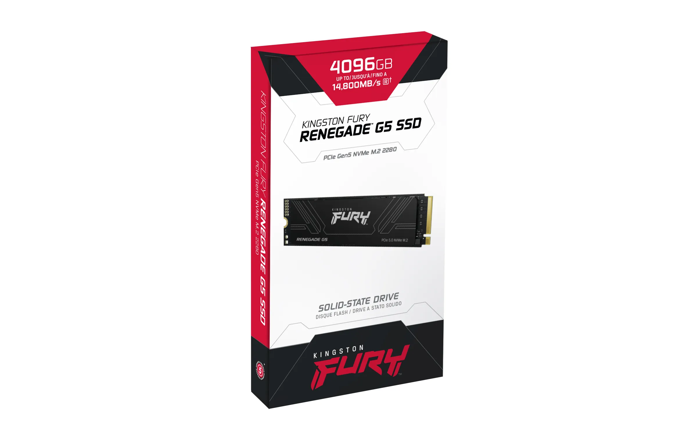 Kingston FURY Renegade G5 4TB, PCI Express 5.0, M.2 2280 NVMe - SSD