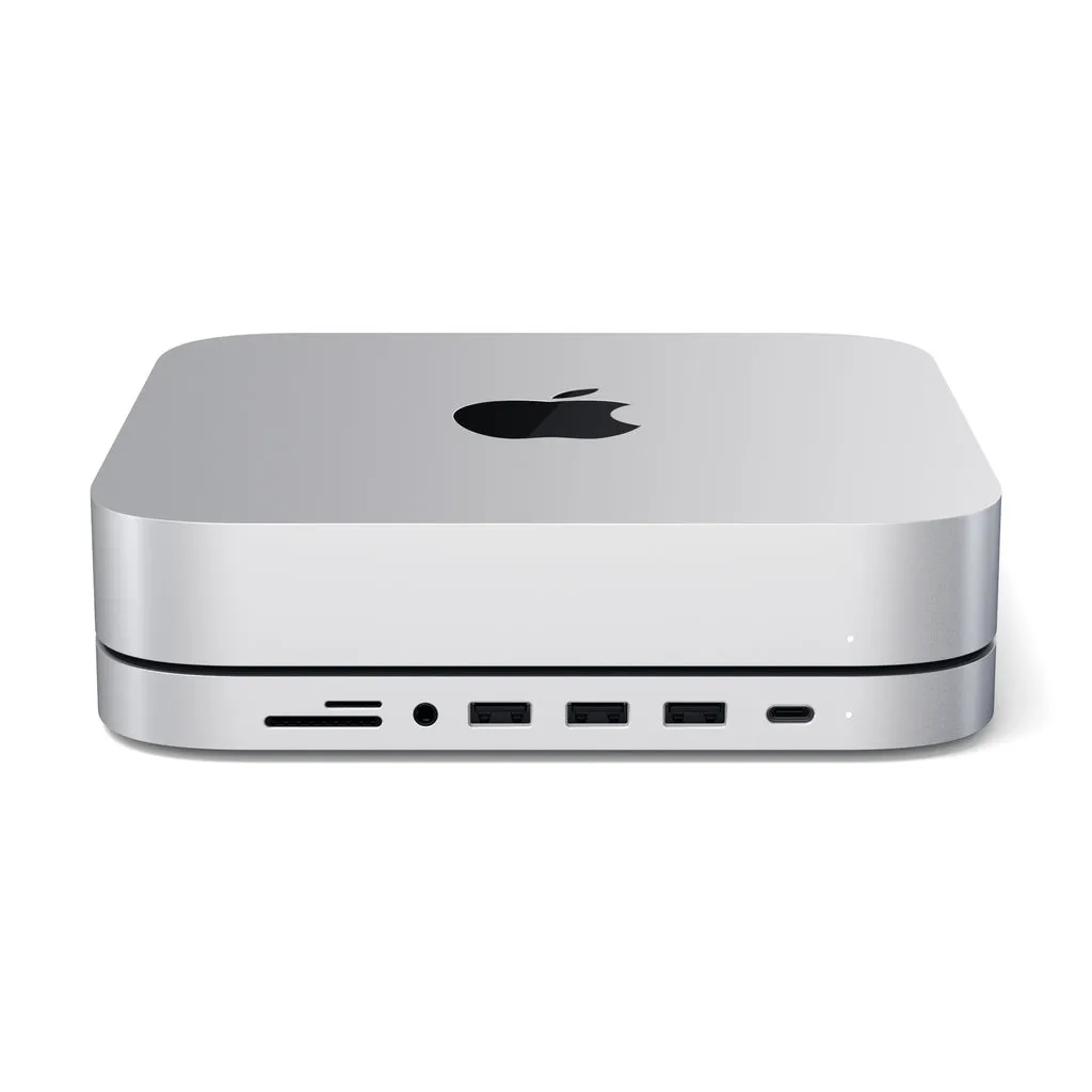 Satechi Aluminum Stand Hub for Mac Mini, SIlver
