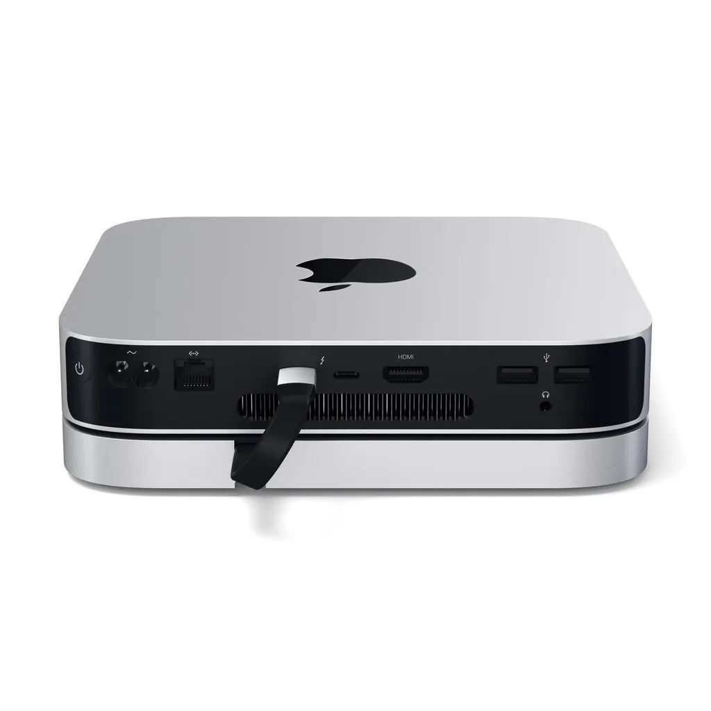 Satechi Aluminum Stand Hub for Mac Mini, SIlver