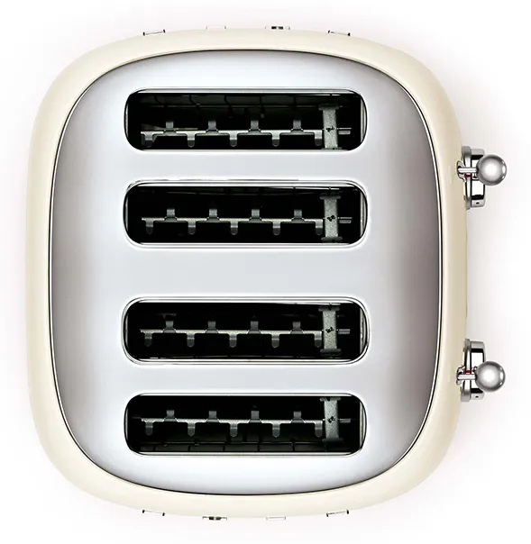 Smeg 50's Style - toaster, 4 slice(s),  Cream