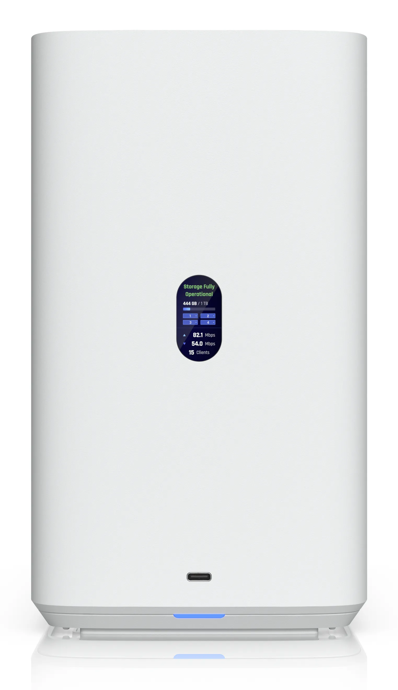 UBIQUITI UniFi UNAS 4 - N&auml;tverkslagring, vit