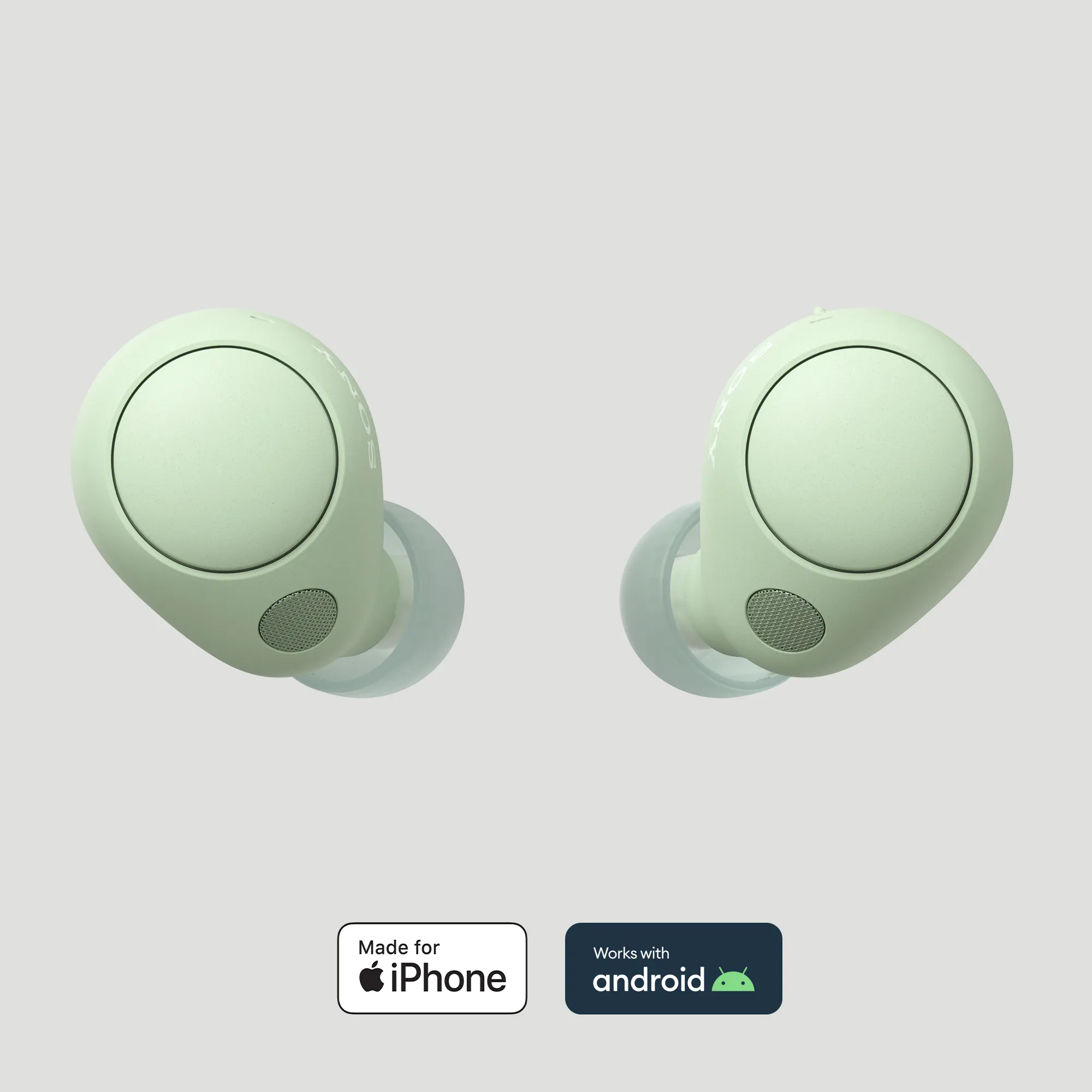 Sony WF-C700N - noise canceling in-ear headphones, sage green