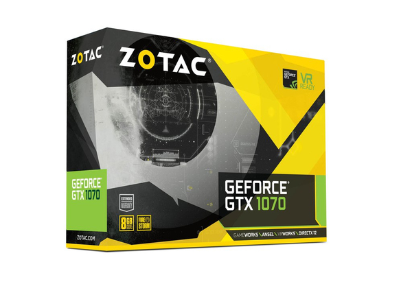 Zotac GeForce GTX 1070 8GB - Graphics card