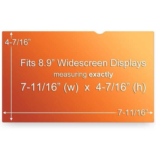 Gold Privacy Filter 8.9&quot; WideS