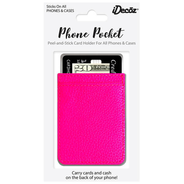 IDECOZ Cardpocket for Mobile Neon Pink