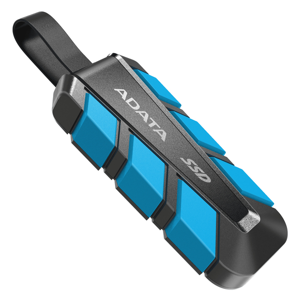 ADATA SC740 1 Tt USB-C -ulkoinen SSD, musta, Sininen