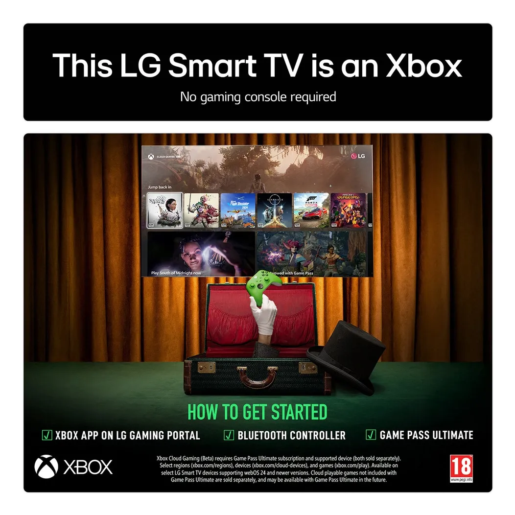 LG 100QNED86A6 100" 4K QNED MiniLED webOS TV, 120 Hz, Dolby Vision, HDR10, HLG