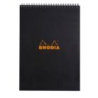 Rhodia NotePad wire black A4 squared
