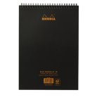 Rhodia NotePad wire black A4 squared