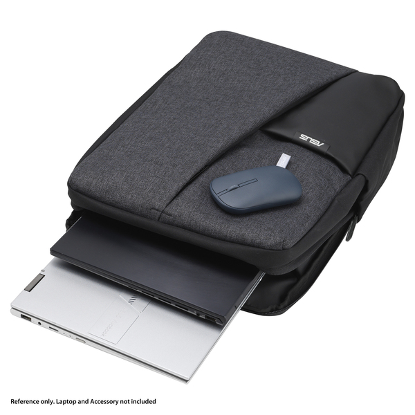 Asus AP4600 - notebook backpack, grey, 17"