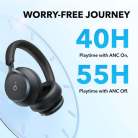 Anker Soundcore Space One - trådlösa hörlurar, Svart