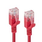 MicroConnect Cat6a Slim U/UTP - network cable, 1.5m, Red
