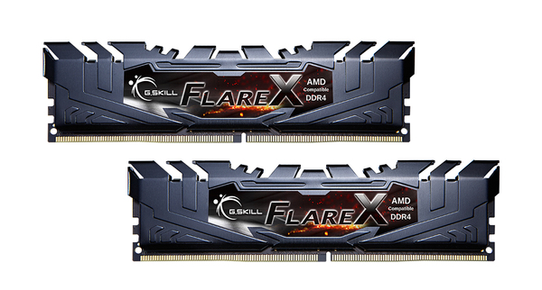 G.Skill Flare X AMD 32GB (2 x 16GB) DDR4 3200MHz, CL16 - memory, Black