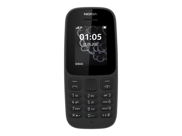 Nokia 105 (2019) Dual-Sim - mobile phone, black
