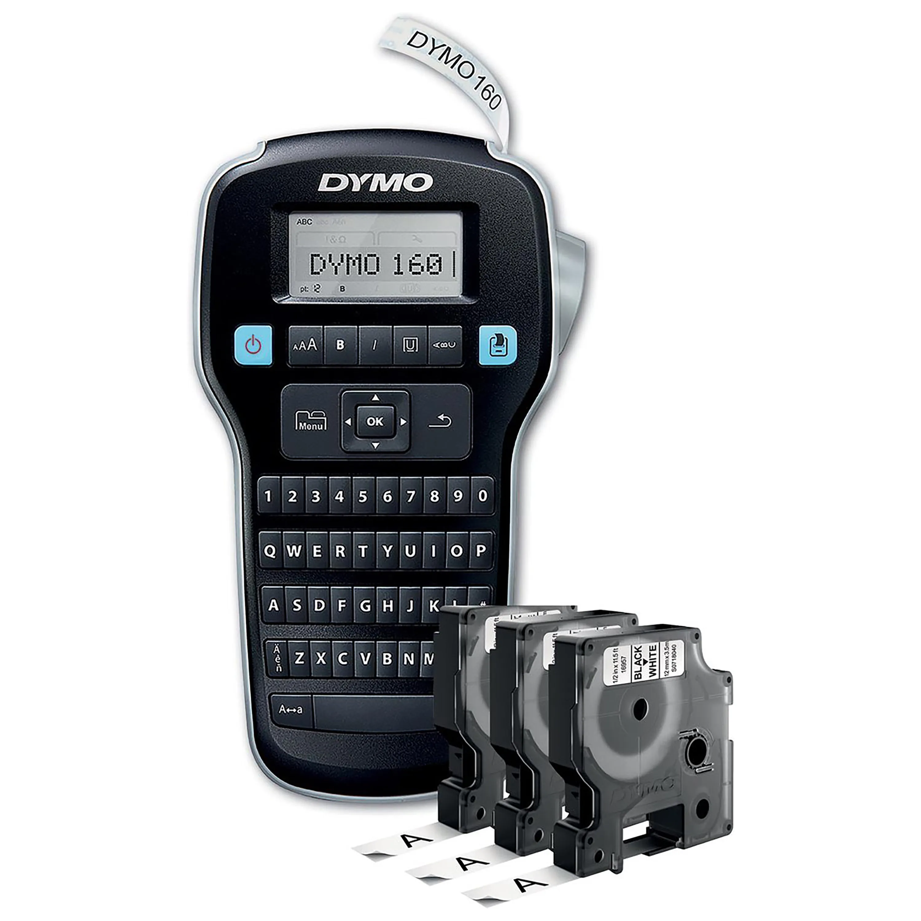 Dymo LabelManager 160 - m&auml;rkmaskin, Value Pack