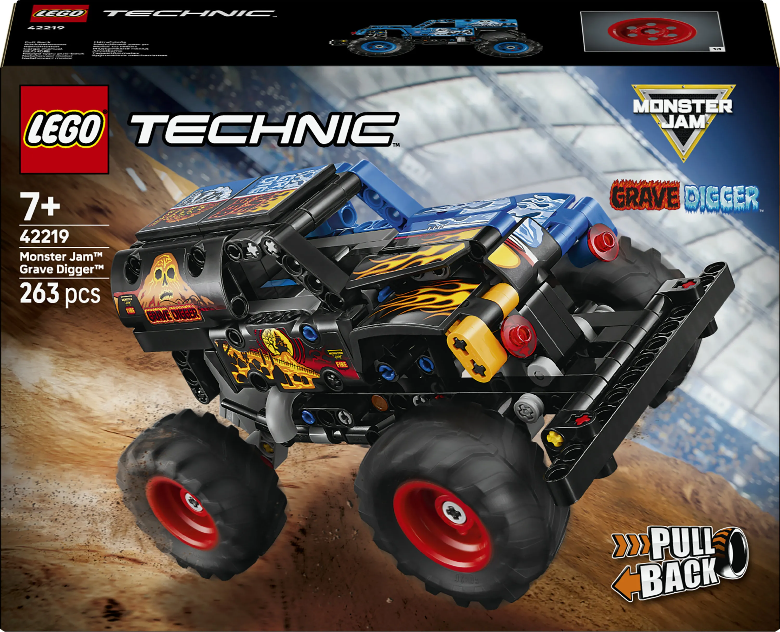 LEGO Technic Monster Jam Grave Digger Fire and Ice 42219