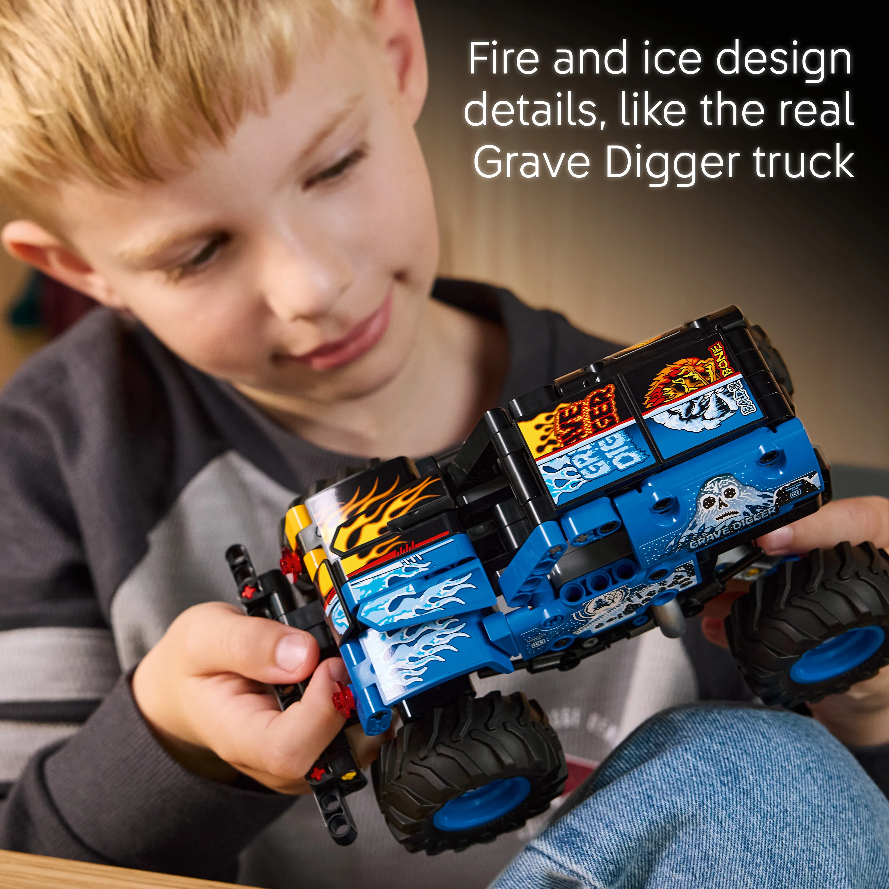 LEGO Technic Monster Jam Grave Digger Fire and Ice 42219