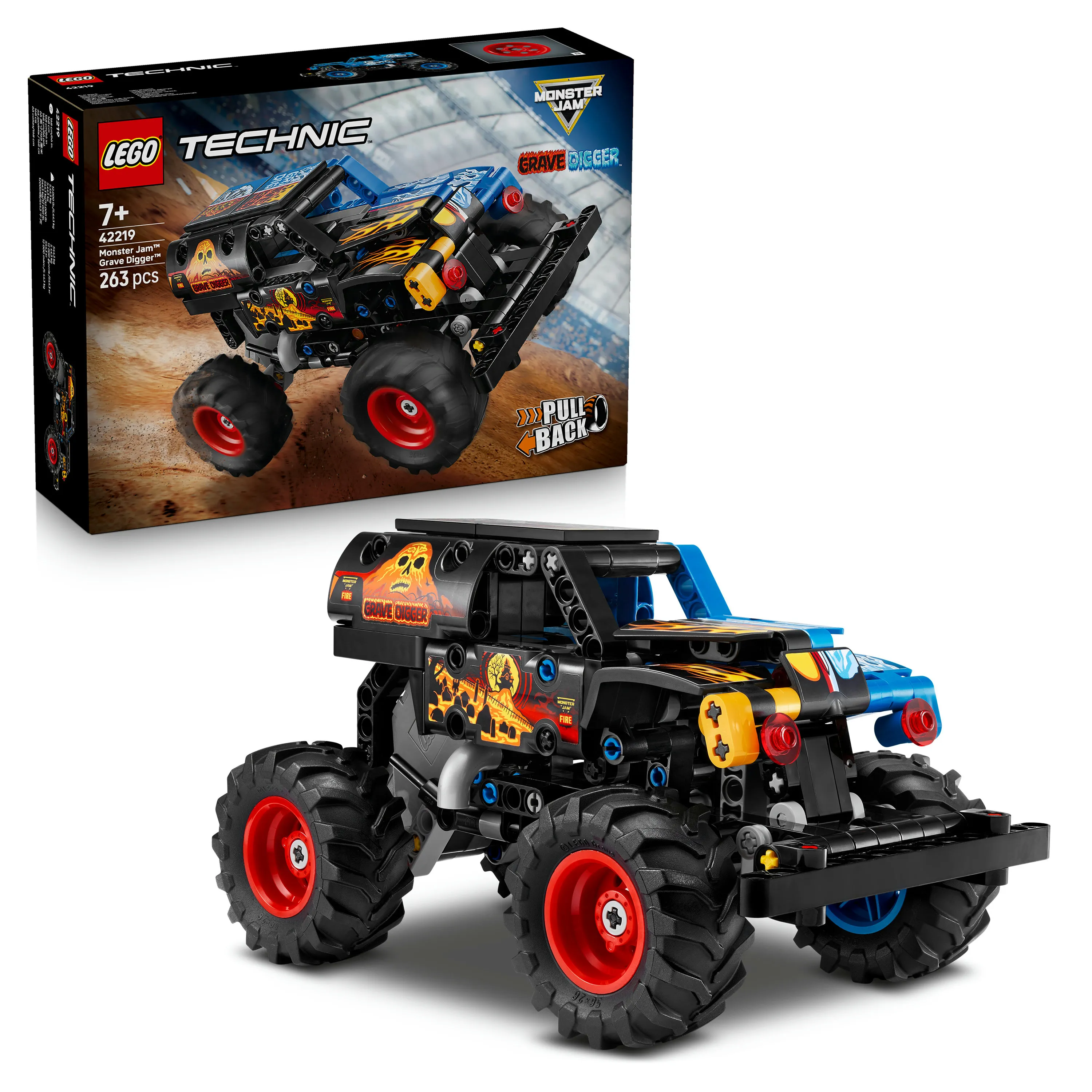 LEGO Technic Monster Jam Grave Digger Fire and Ice 42219
