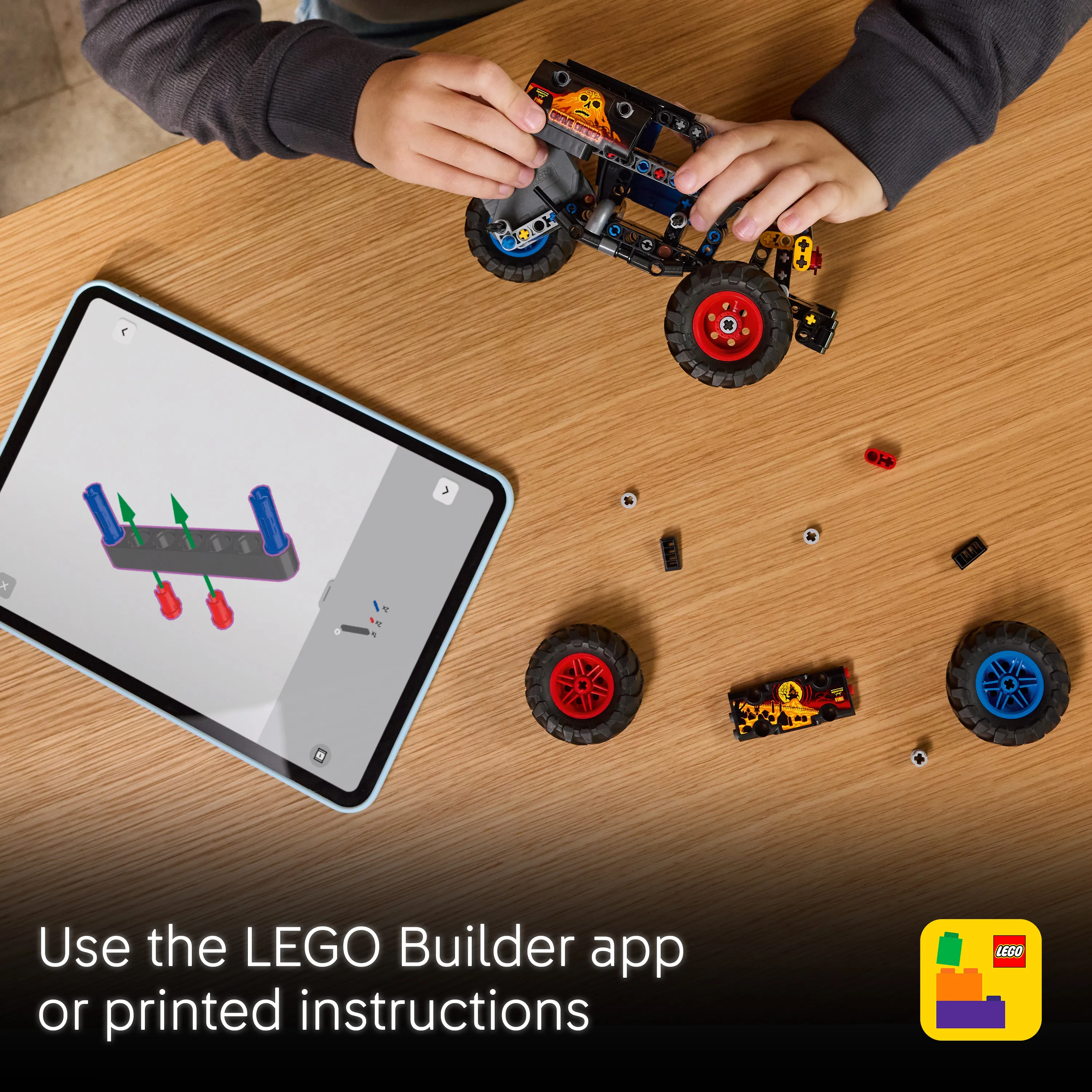 LEGO Technic Monster Jam Grave Digger Fire and Ice 42219