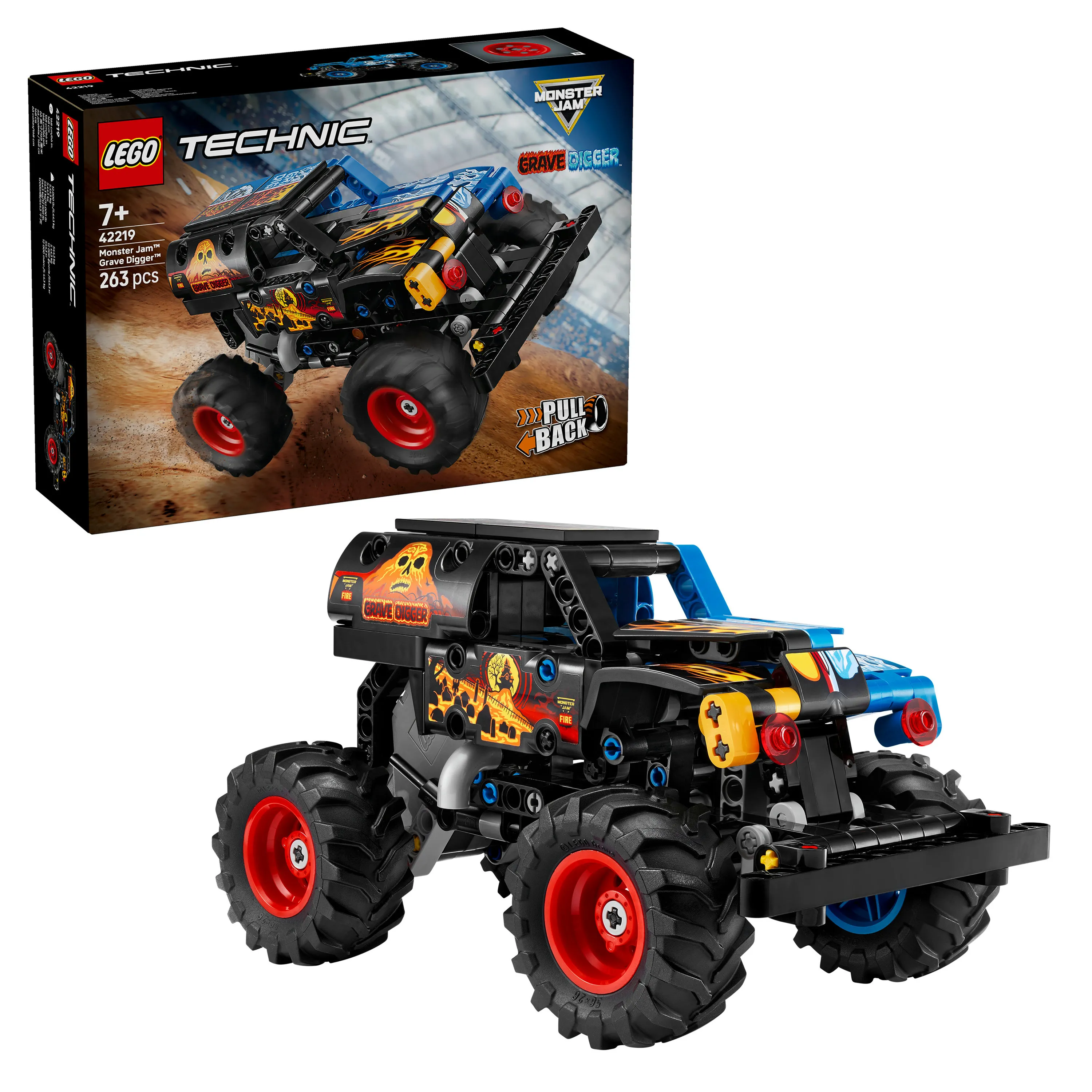 LEGO Technic Monster Jam Grave Digger Fire and Ice 42219
