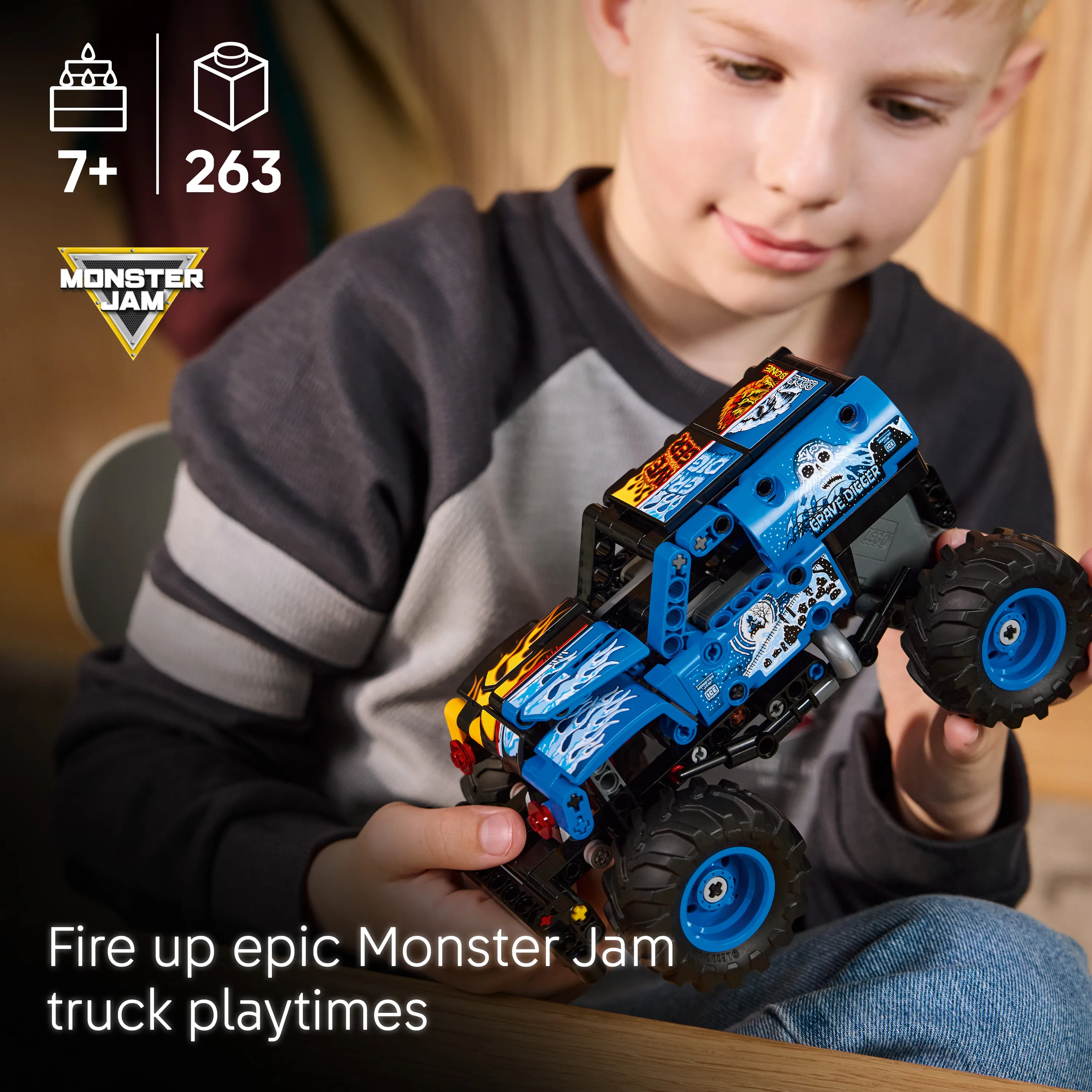 LEGO Technic Monster Jam Grave Digger Fire and Ice 42219