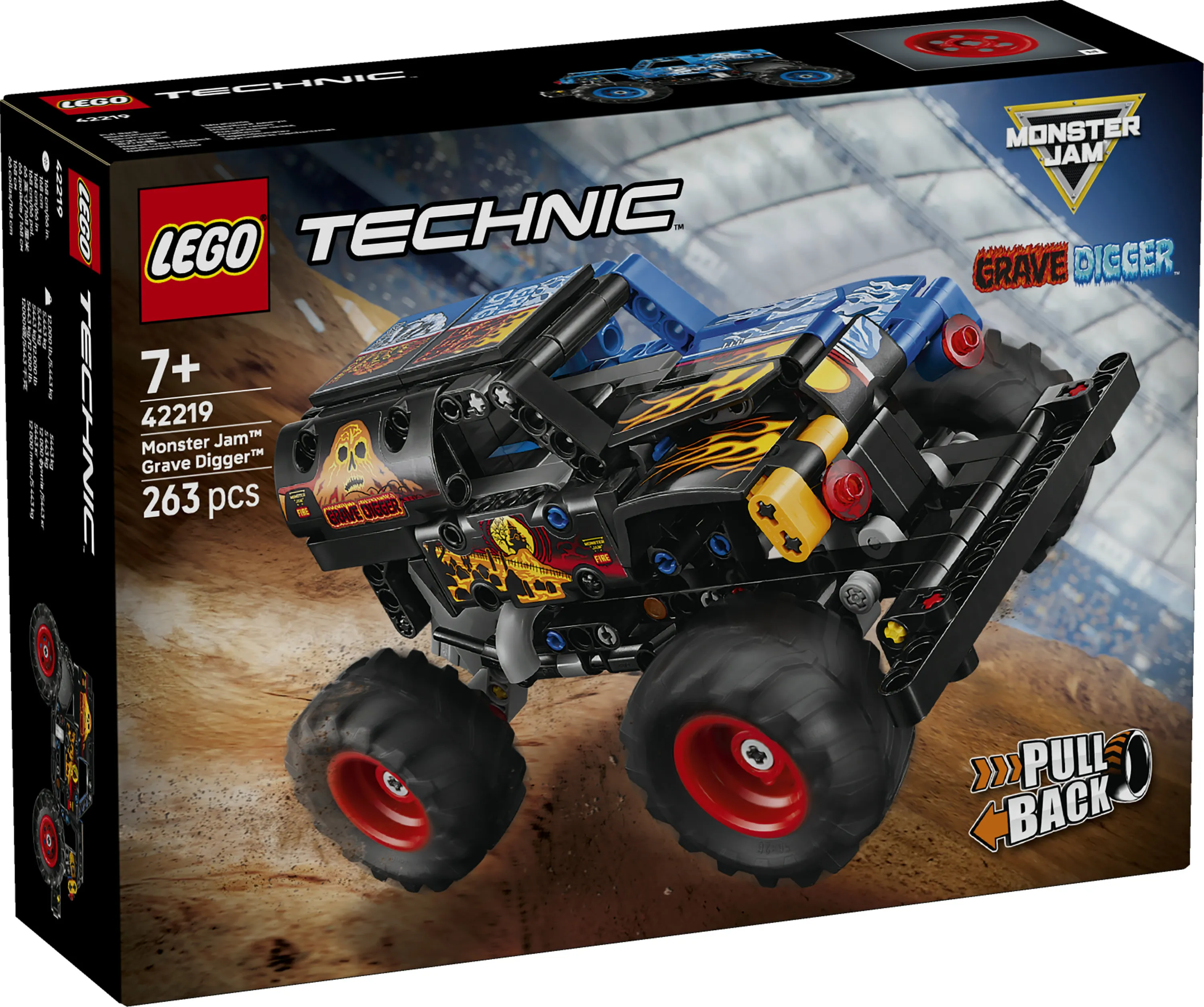 LEGO Technic Monster Jam Grave Digger Fire and Ice 42219