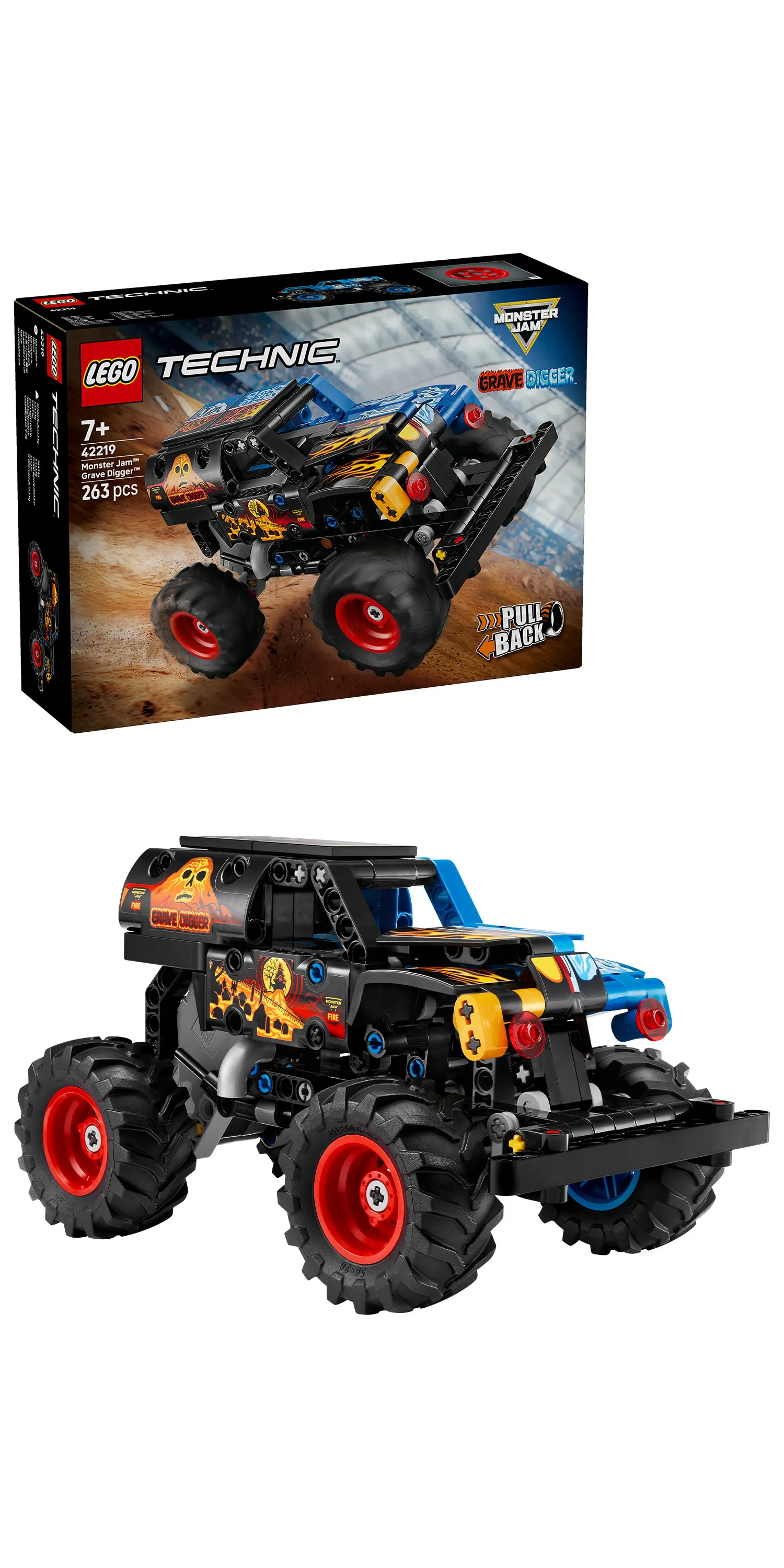LEGO Technic Monster Jam Grave Digger Fire and Ice 42219