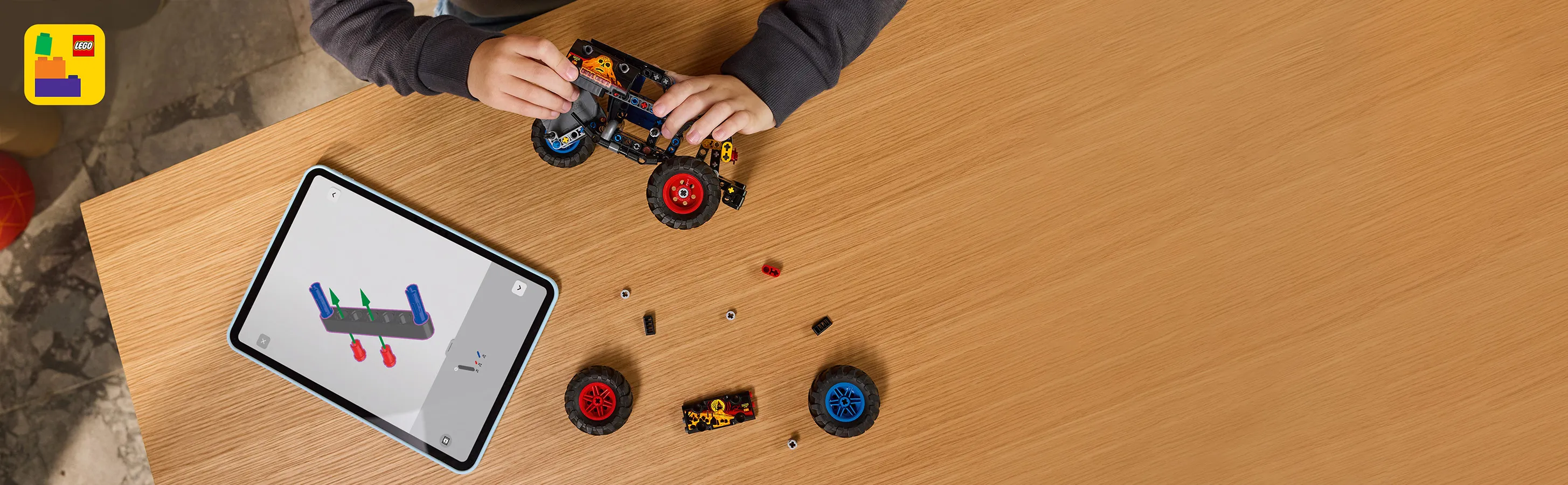 LEGO Technic Monster Jam Grave Digger Fire and Ice 42219