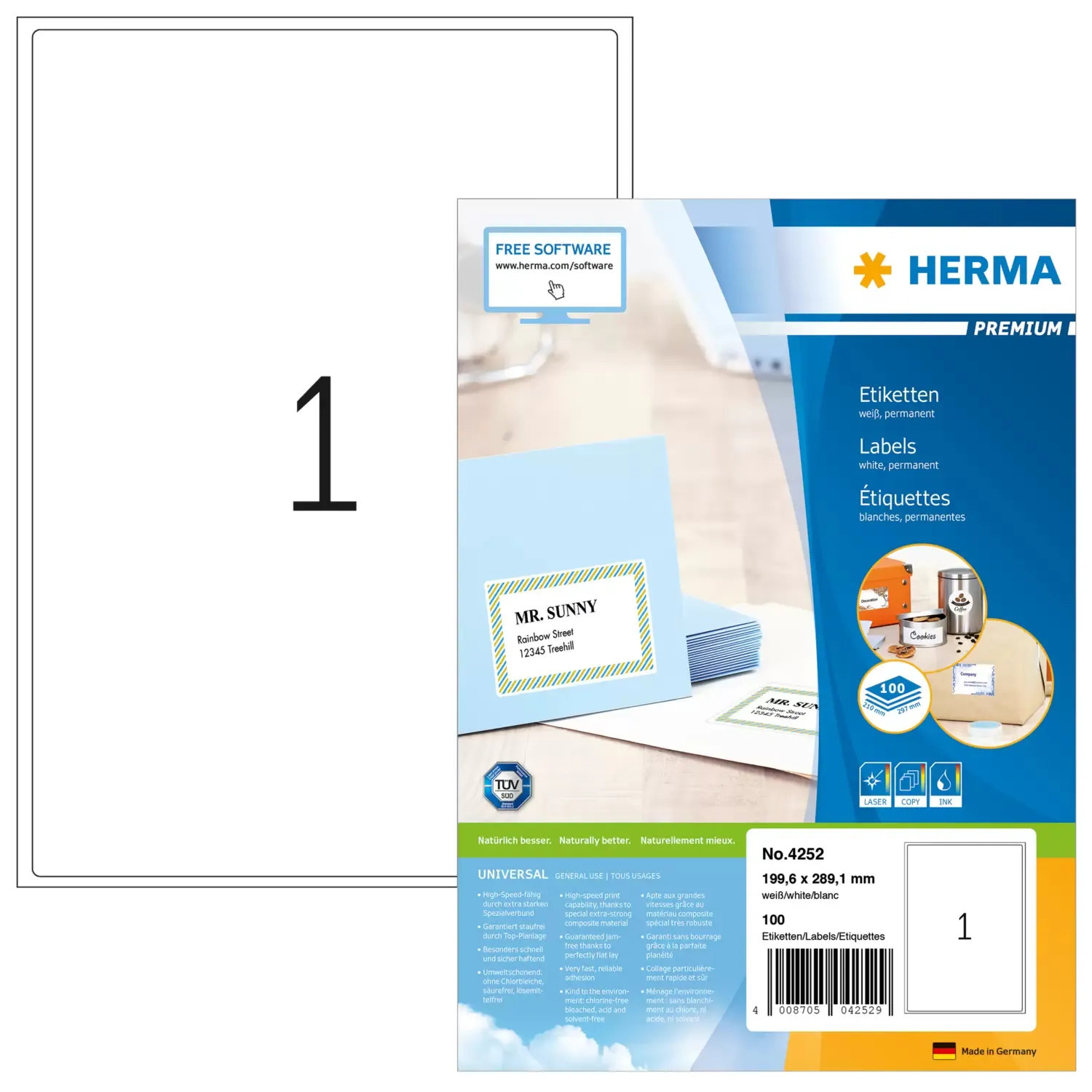 Herma label Premium 199,6x289,1 (100)