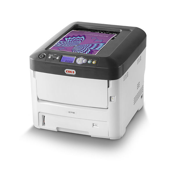 OKI C712n LAN, A4 - LED colour printer