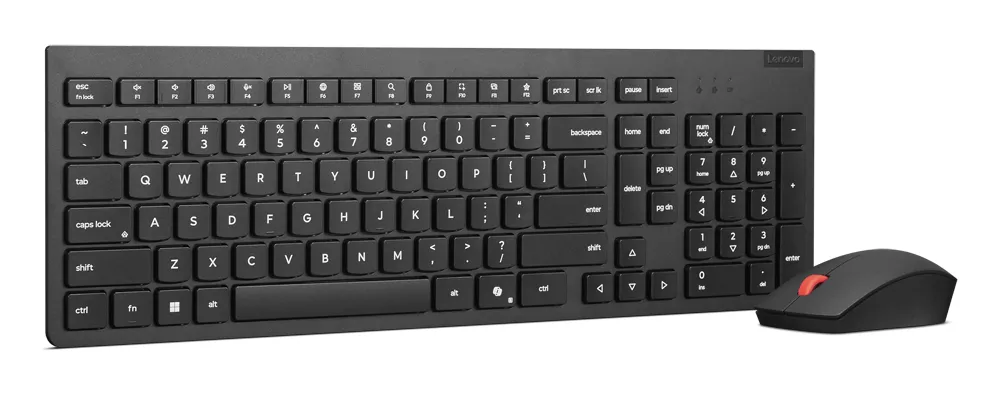 Lenovo Essential Gen 2 trådlöst tangentbord och mus, svart