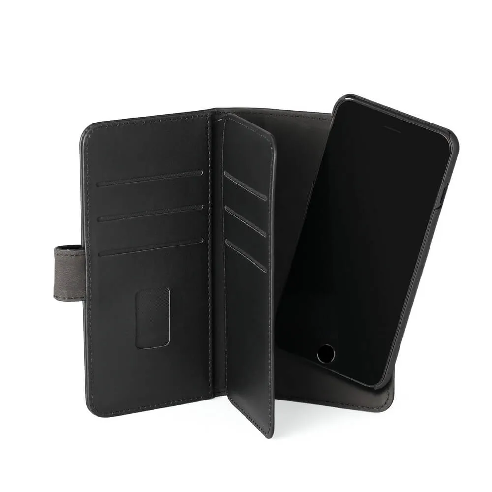 GEAR Wallet 7 Cards, iPhone 11 Pro - 2-in-1 lompakkokotelo, Musta