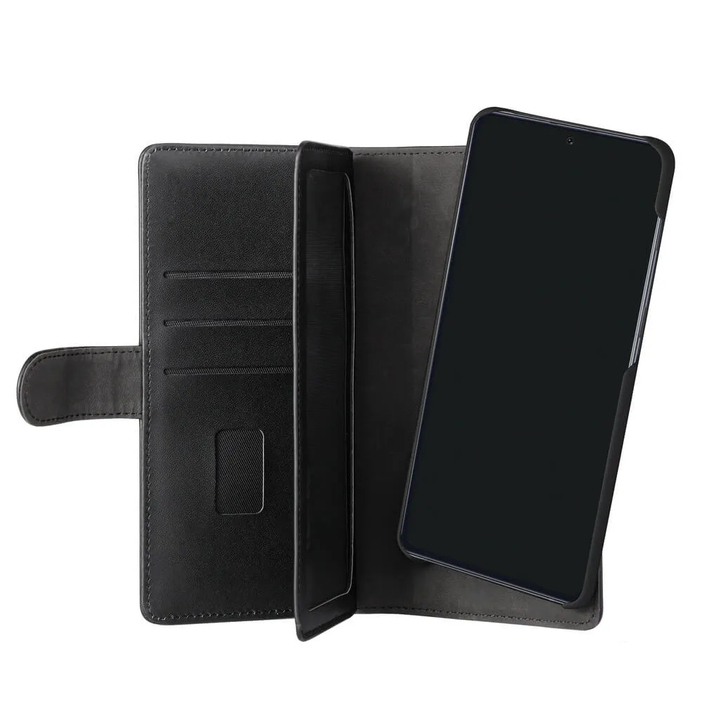 GEAR Wallet 7 Cards, Galaxy S20 Plus - 2-in-1 Wallet Case, Black