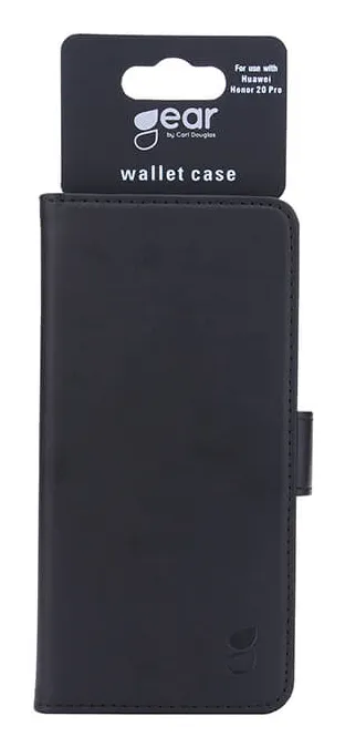 GEAR Wallet, Honor 20 Pro - Wallet Case, Black