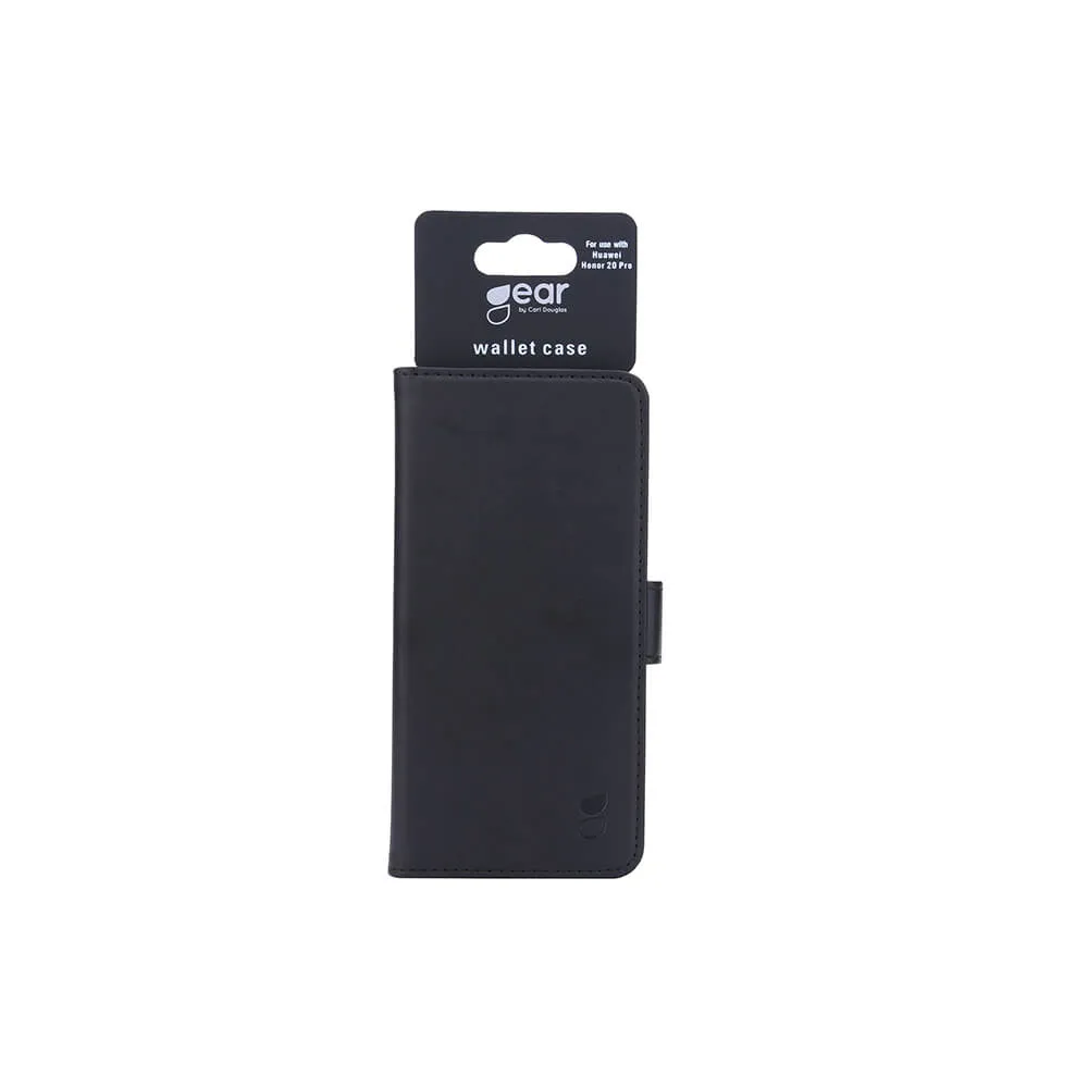 GEAR Wallet, Honor 20 Pro - Wallet Case, Black