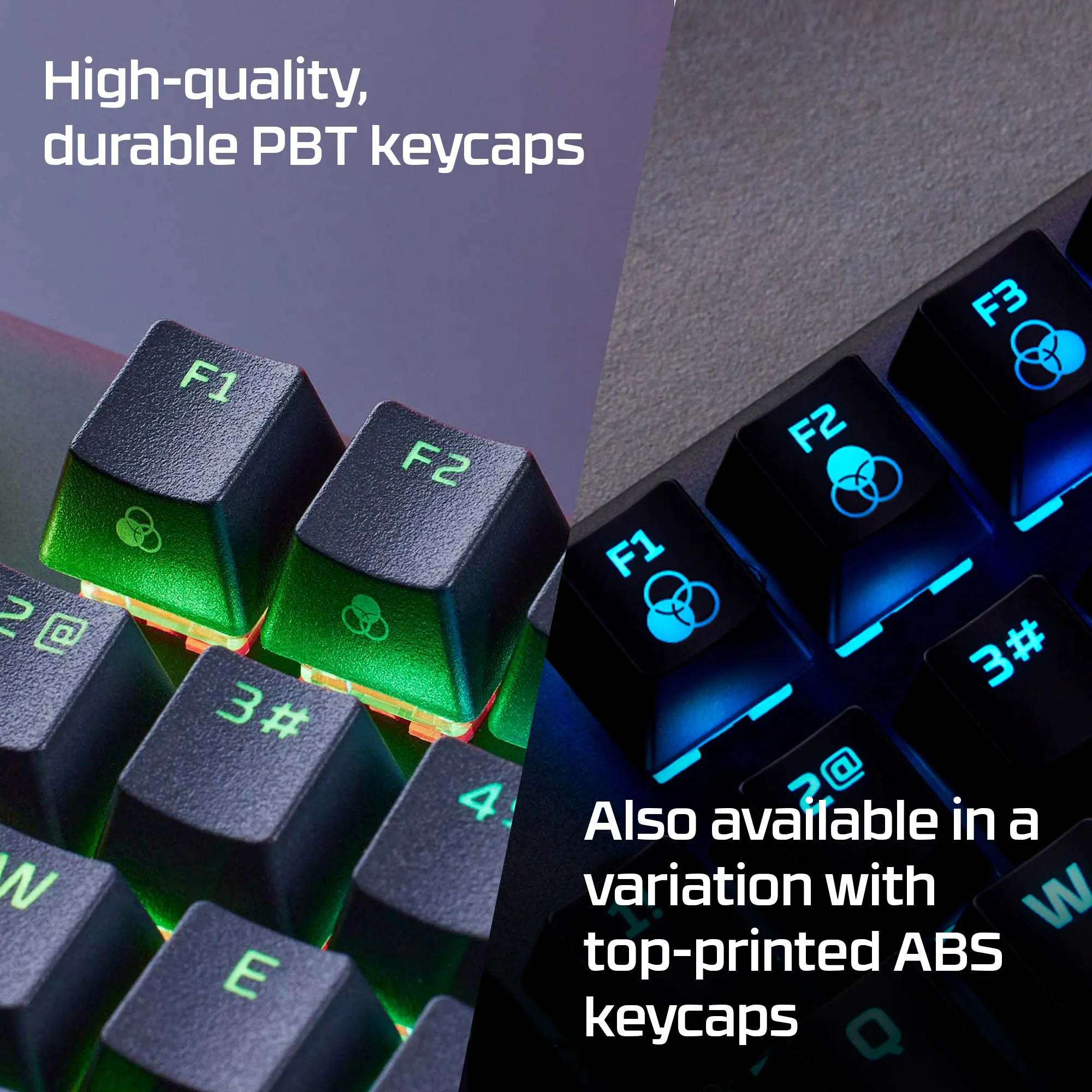HyperX Alloy Origins Core PBT mekaniskt speltangentbord, HyperX Red, svart