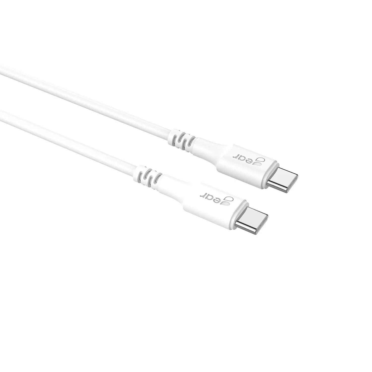 GEAR USB-C kabel, 60 W, 2 m, vit